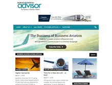 Tablet Screenshot of bizavadvisor.com